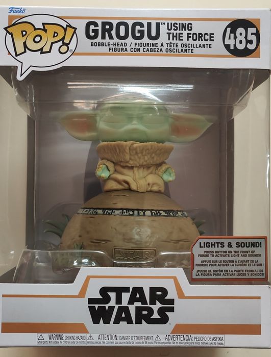 Funko Pop Grogu 485 świeci i gra
