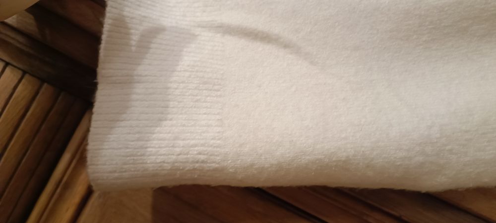 Mex x  38 sweterek damski ecru rękaw 3/4