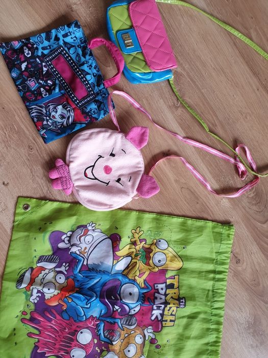 Torebki worek świnka i inne.