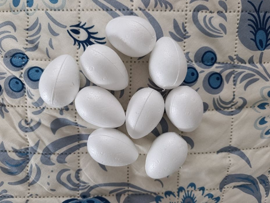 Jajka styropianowe 9 sztuk