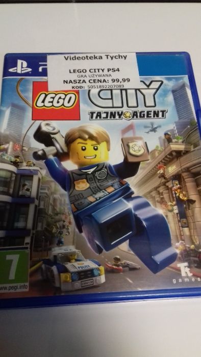 Lego city ps4 FOLIA, Sklep Tychy