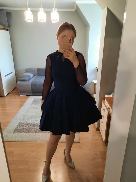 Krótka sukienka balowa