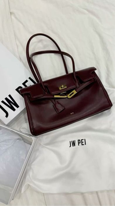 JW PEI Yara коричнева, бургунді