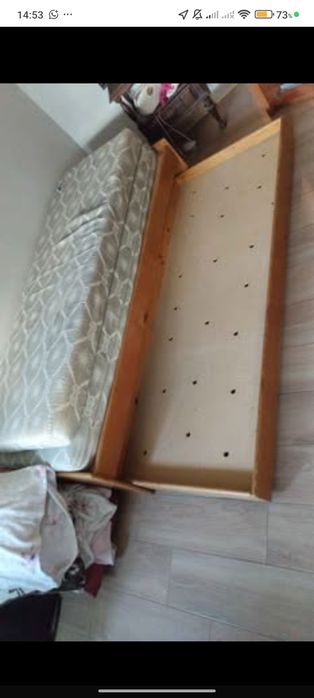 Cama Solteiro Bicama (Cama+ Gavetão Cama+ Colchão)