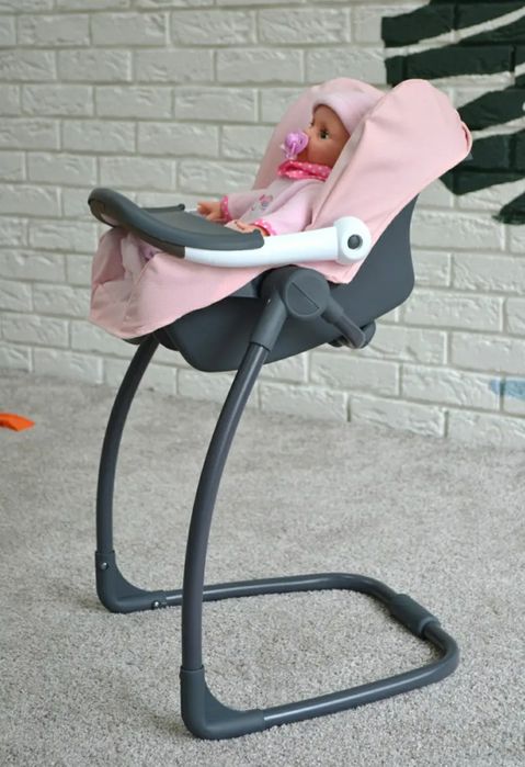 Стульчик для кормления,автокресло, переноска,качеля смоби smoby  для куклы беби борн baby born