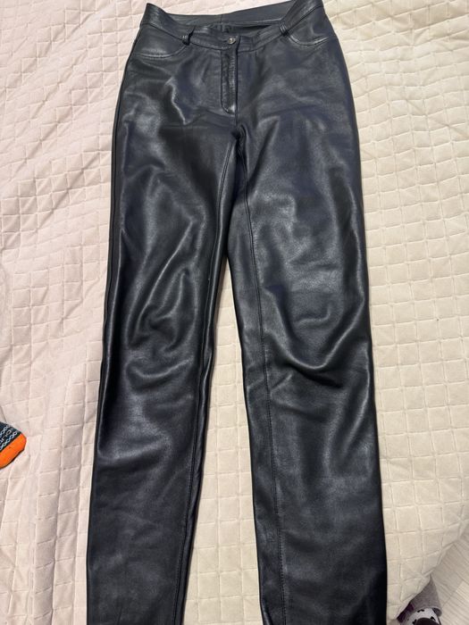 Кожаные брюки штаны 36 натуральные