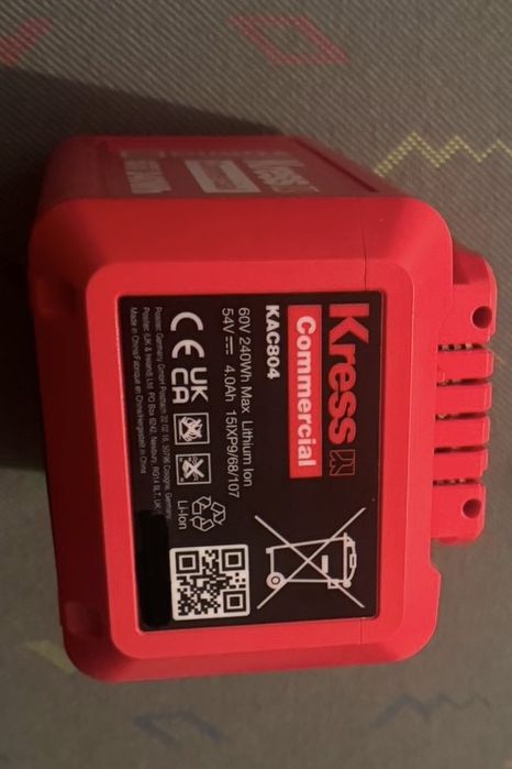Kress Commercial 60V KAC804 Bateria Nowa