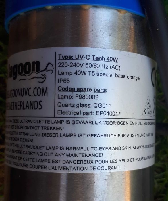 Lampa bakteriobójcza do basenu Blue Lagoon UV-C 40W