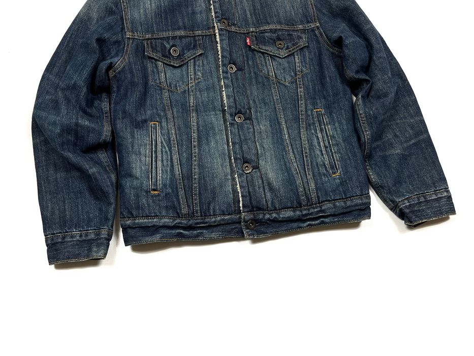Джинсова куртка шерпа Levis  теді