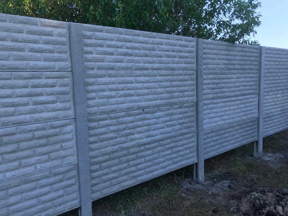 Еврозабор (бетонный забор) Киев и область. Акція 400грн!1