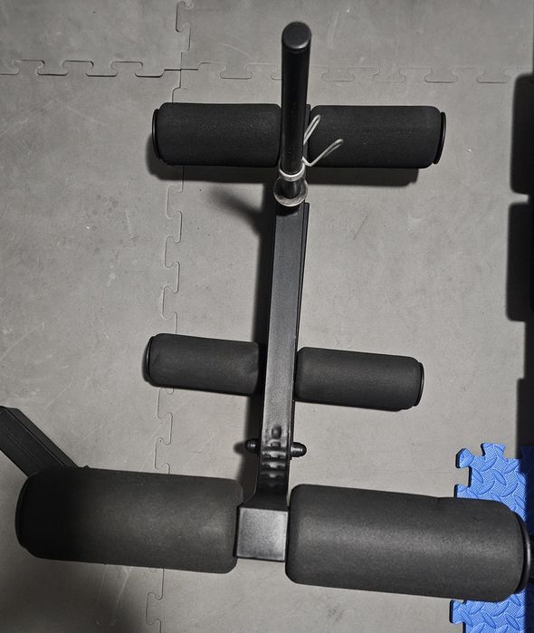 Siłownia zestaw Marbo Sport ławka,stojaki,modlitewnik  i prasa do nóg