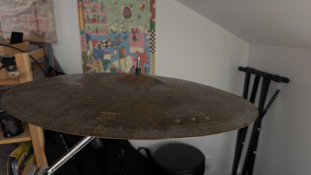 Zildjian 20" K Custom Left Side Ride Cymbal with Rivets