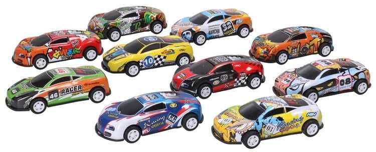 Auta zestaw 10szt do garaży i tras