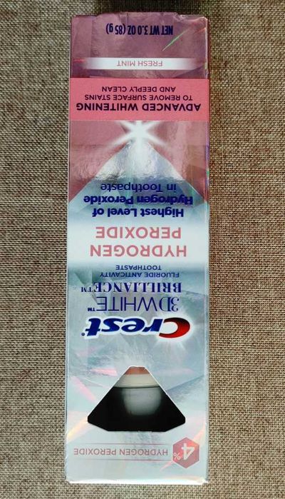 Відбіл. зубна паста Crest 3D White Brilliance Hydrogen Peroxide 85g