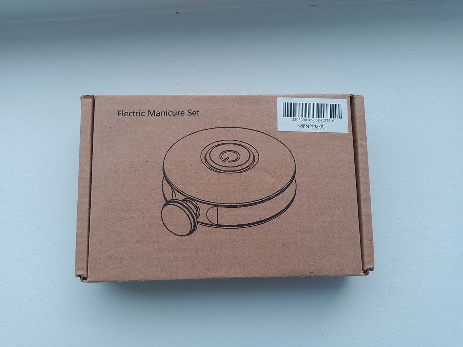 Электрический триммер для ногтей младенцев малышей 6 насадок