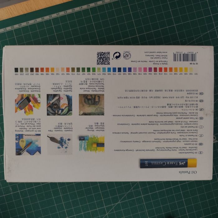 Conjunto de 36 Pastéis de Óleo Faber-Castell
