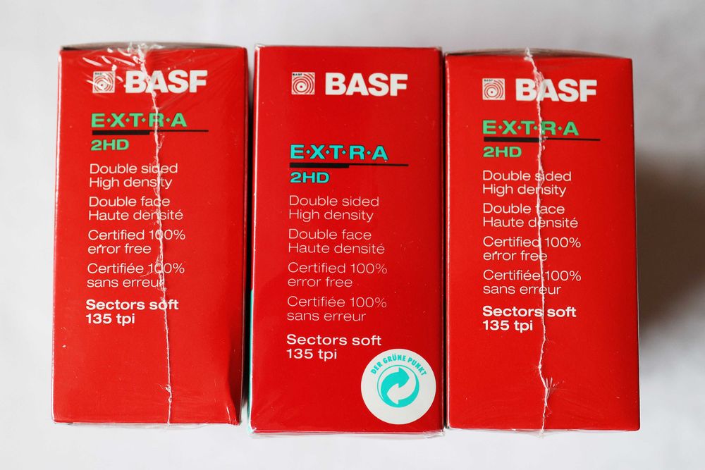 Dyskietki Basf 3,5'' 2HD Extra, pakiet
