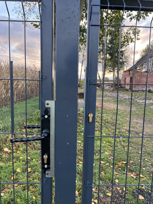 Brama rozsuwana furtka zestaw