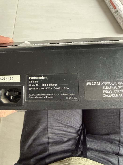 Telefon stacjonarmy + fax wraz z rolkami