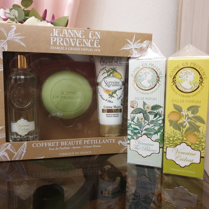 Подарункові набори Jeanne en provence Verveine Agrumes Cabotine Gres