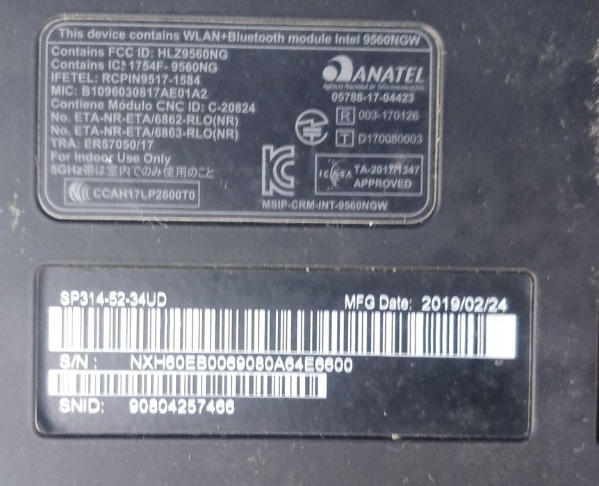 Computador Portátil Acer