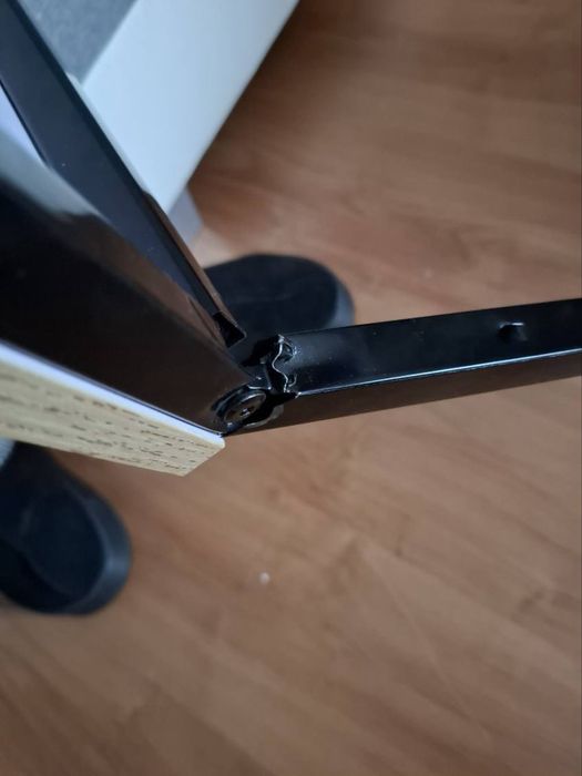 Biurko metalowe dab sonoma