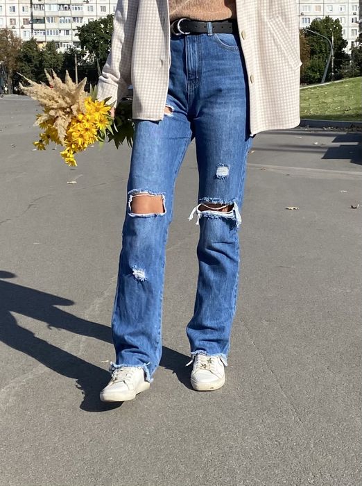Джинси boohoo blue