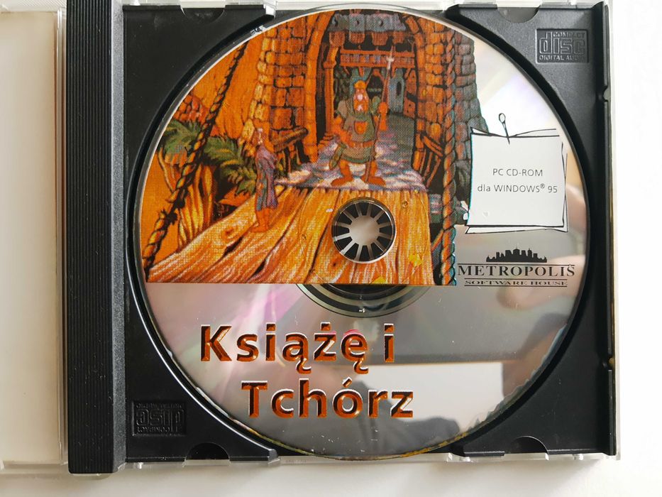 Gra na PC Książę i Tchórz - Oryginał 1998