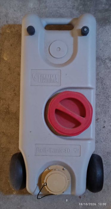 Deposito de águas sujas para autocaravana