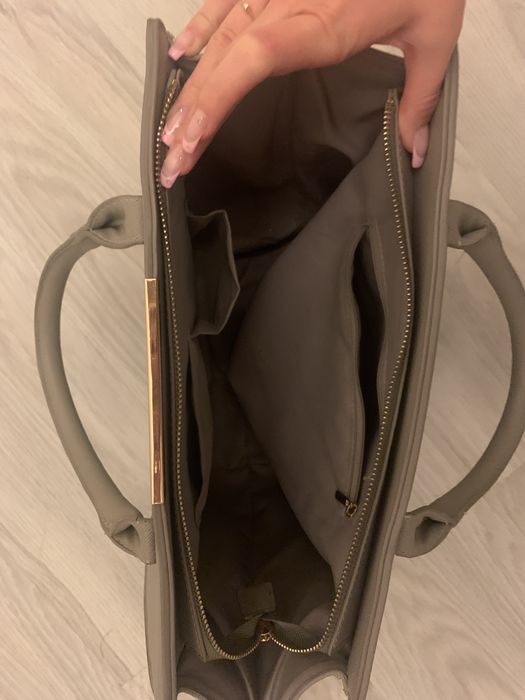 Szara torebka duza shopperka