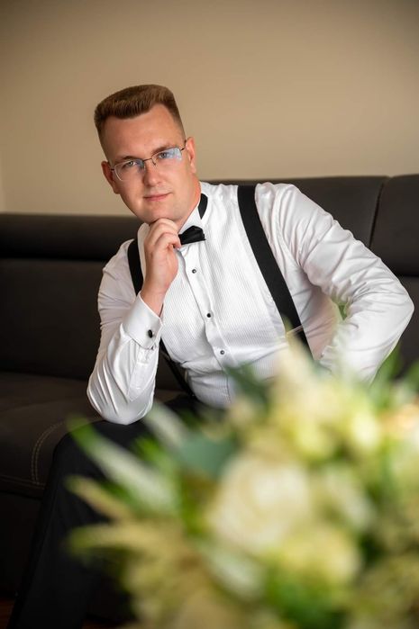 Marynarka smokingowa Pako Lorente z dodatkami