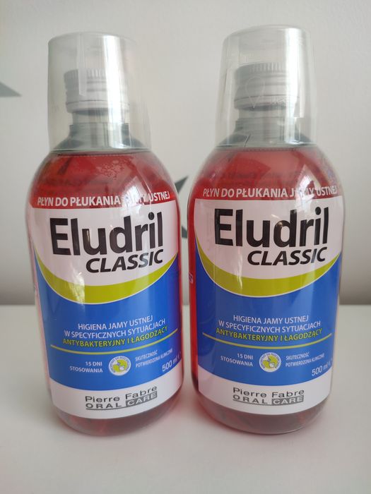 Eludrill classic 500 ml płyn do płukania jamy ustnej
