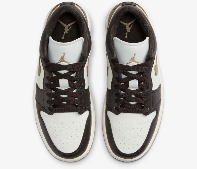 Кросівки Air  Jordan 1 Low Beige/Brown