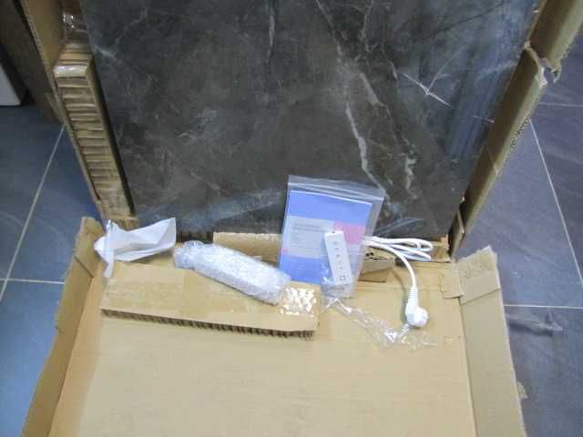 Panel grzewczy na podczerwień grzejnik marmur 1000W Klarstein pilot