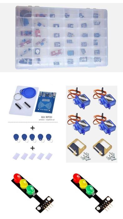 Kit acessórios sensores e módulos arduíno raspberry pi