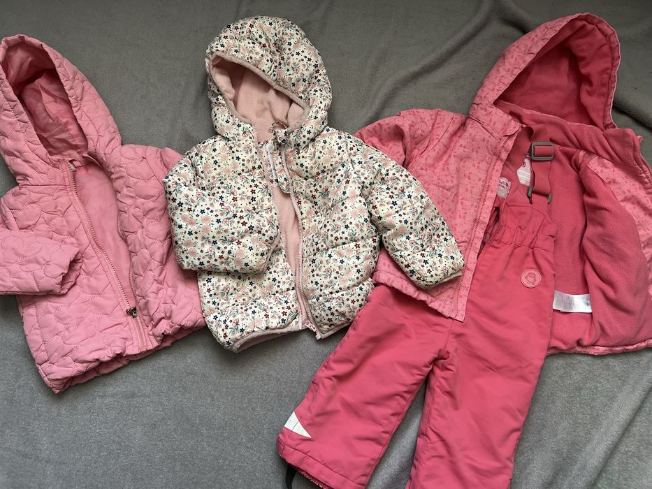 Куртки/комбінезон на дівчинку (74-80) весна-осінь