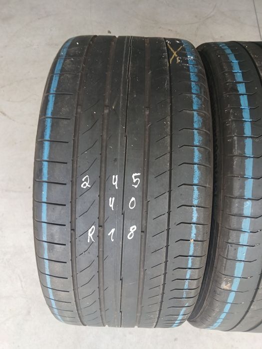 2 pneus 245 40 r18 continental
