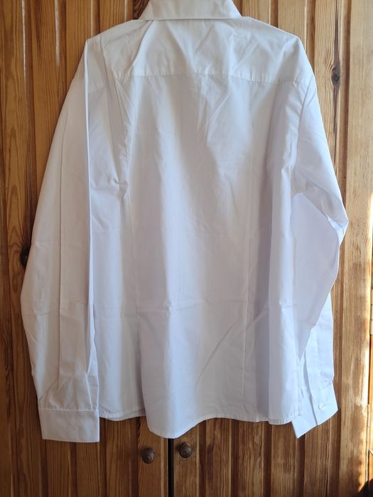 Новая белая мужская рубашка р.54