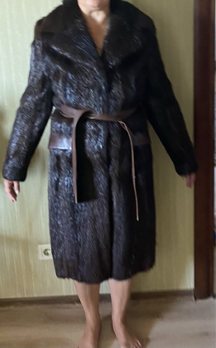 Шуба из меха нутрии