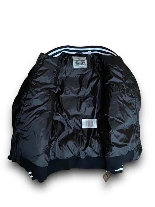 XXL 3XL 52 54 Levis пуховик куртка бомбер ветровка черная левис левайс