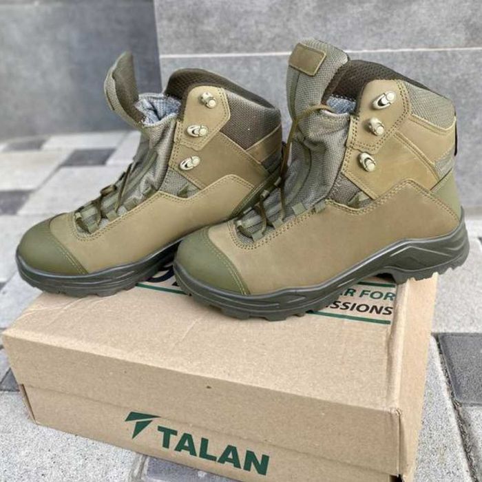 buty taktyczne zimowe skorzane Talan Olive