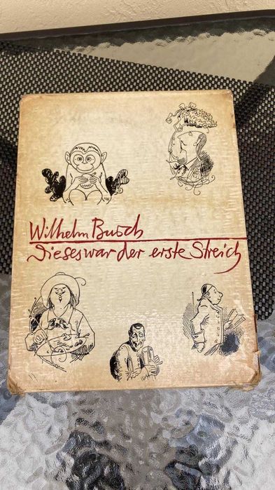 Книга Буш Вільгельм Фоліант у футлярі Wilhelm Busch Листівки