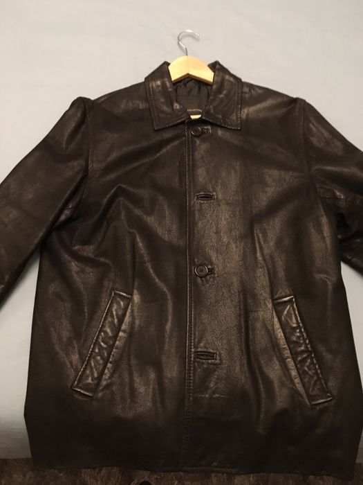 Casaco de pele preto RAFIA