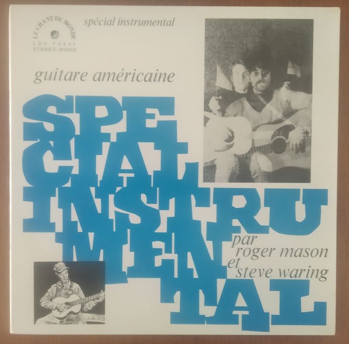 Roger Mason e Steve Waring disco de vinil "Guitare Américaine"