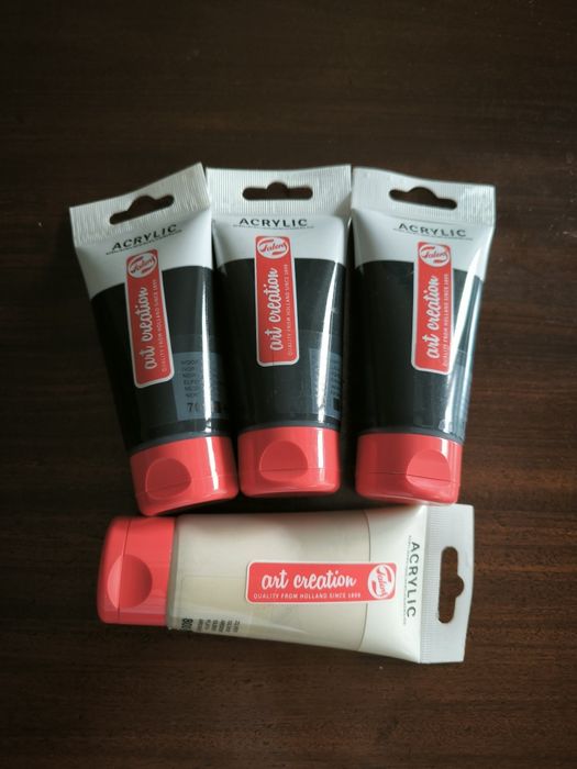 Tubos de tinta acrílica Talens/Liquitex (novo)