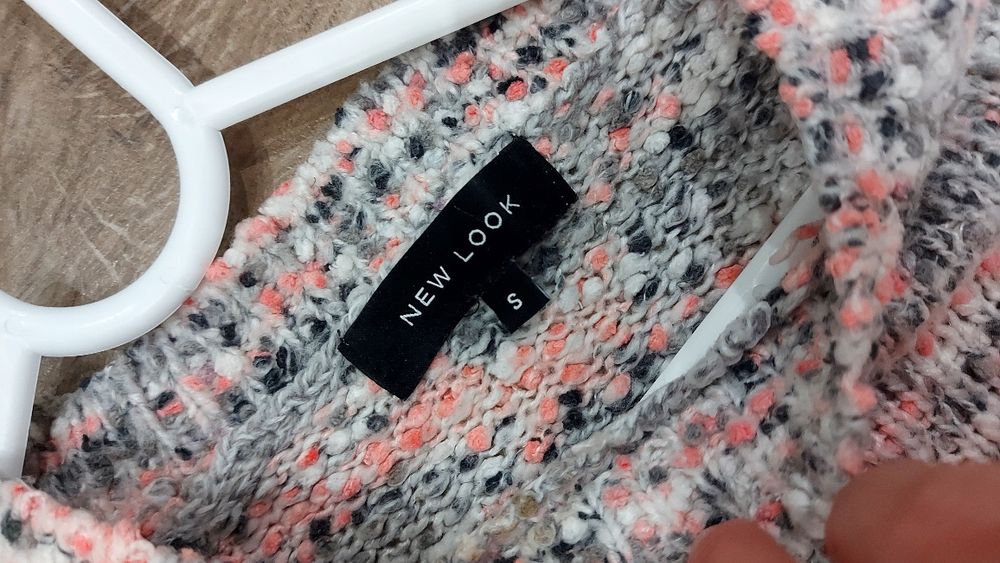 Sweter damski melanż rozmias 36 S