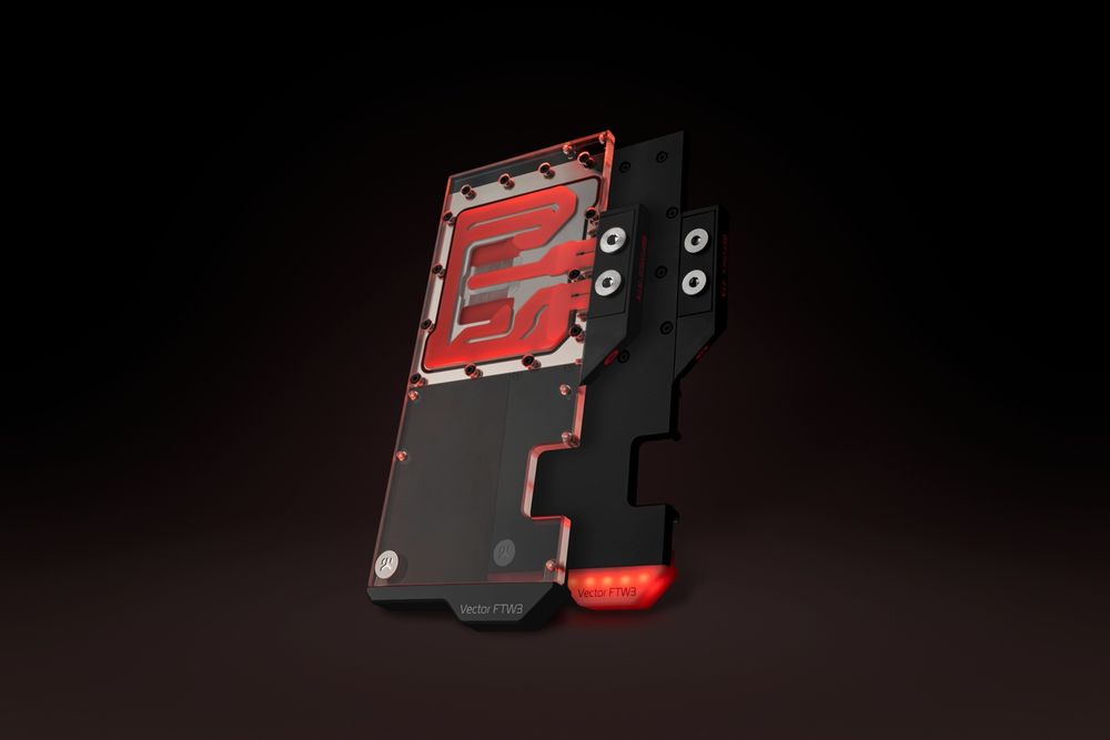 EKWB Bloco de água Quantum Vector FTW3 - RTX 3070 DRGB Níquel + Acetal