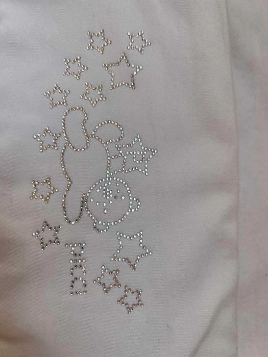 PICCI becik/ rożek/ śpiworek do chrztu z kryształkami Swarovski'ego