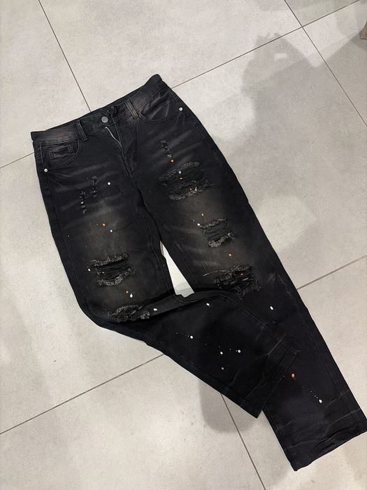 Jeans   faschion jeans / pas 37 . Dlugosc od krocza 66