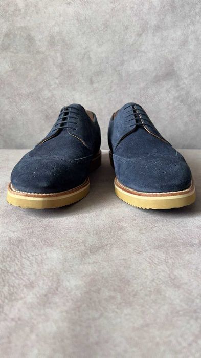 Нові Оригінальні Замшеві Броги Gordon&Bros 28см